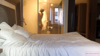 My Stepbrother Watches Me In The Shower And Fucked Me Afterwards